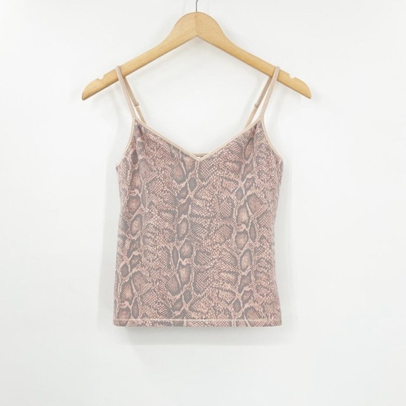 Y2K Victoria’s Secret Tank Snake Print Pink Size Medium Vintage - Picture 1 of 7